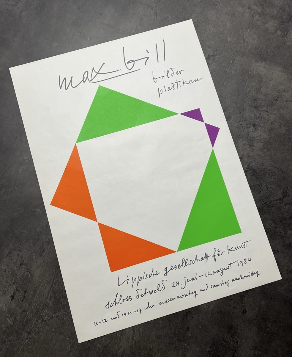 Grafica & Litografie: Original Seriegraphie von Max Bill 1984 Lippische Gesellscha – Nuovo (secondo la descrizione) da Zürich venduto da stock4you 2