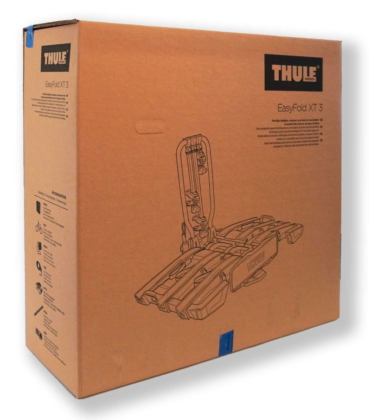 Portapacchi: Thule EasyFold XT 3 Fahrradträger – Nuovo e nell'imballaggio originale da Bottighofen venduto da zaap 4