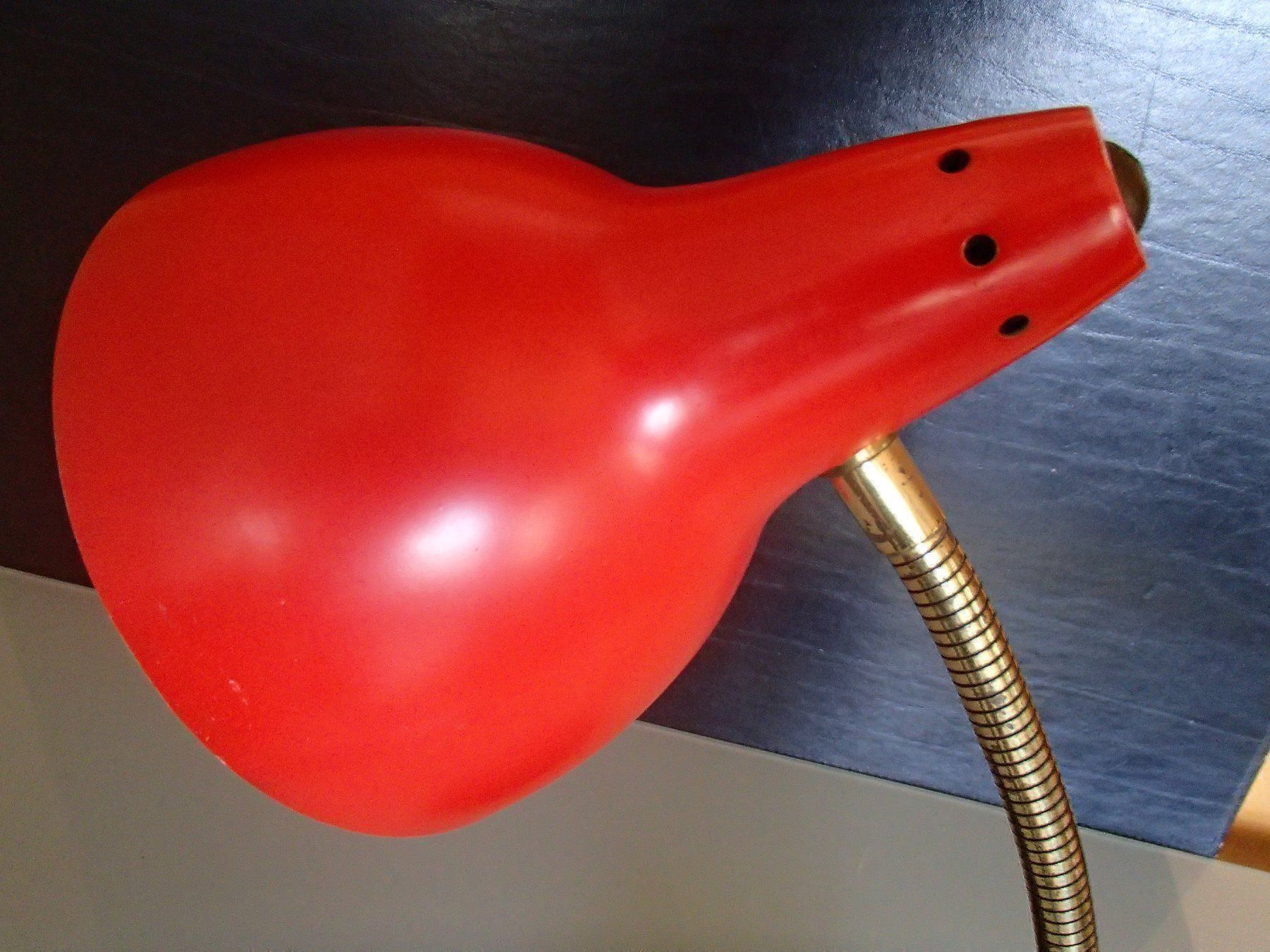 Lampade: Vintage kleine rote Flexilampe 50th – Usato da Schöfflisdorf venduto da pullux 2