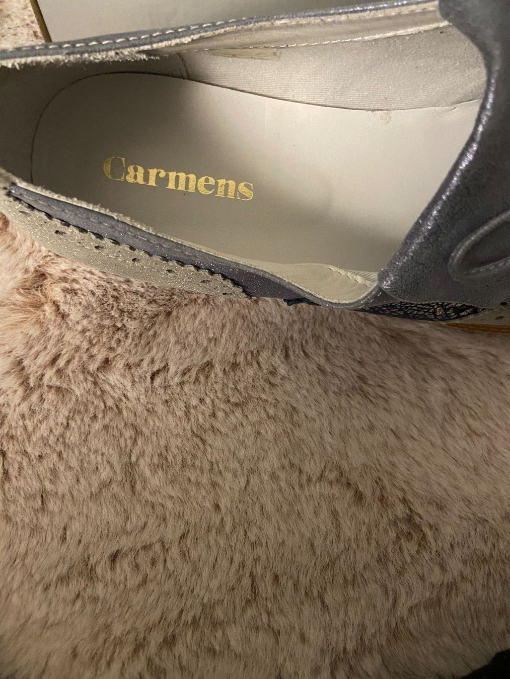 Damenschuhe: Carmens Schuhe Silber/blau  Gr.41 – Neu und originalverpackt aus Frenkendorf von kokira 4