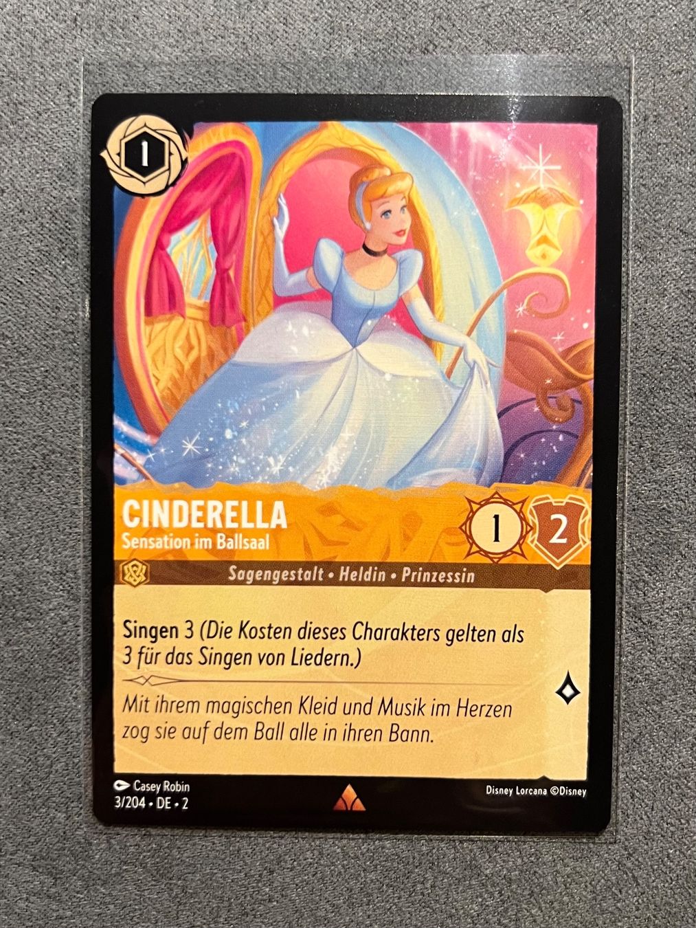 Disney Carte collezionabili: Cinderella DE 3 Disney Lorcana 2 – Nuovo (secondo la descrizione) da Rafz venduto da SaintCruz