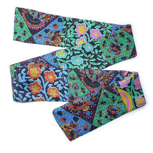 Foulard & Sciarpe: Twilly kleiner Schal 100% Seide hand made Silvia-K Patchwork – Nuovo (secondo la descrizione) da Brüttisellen venduto da Buxus 2
