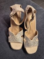 Sommer Sandalen mit Keilabsatz, Grösse 38, Neu!