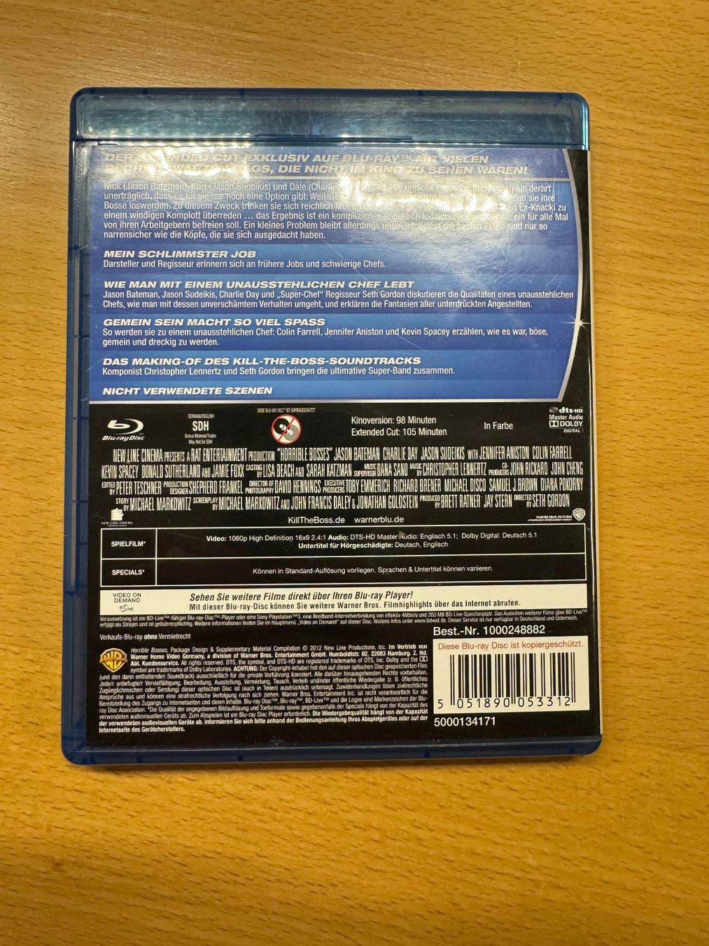 Tutti i DVDs: Kill The Boss Blu Ray – Usato da Schwerzenbach venduto da ste_pp82 1
