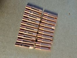 20 Stk. Schweissdüsen 1.0 mm Kupfer für Schweissbrenner