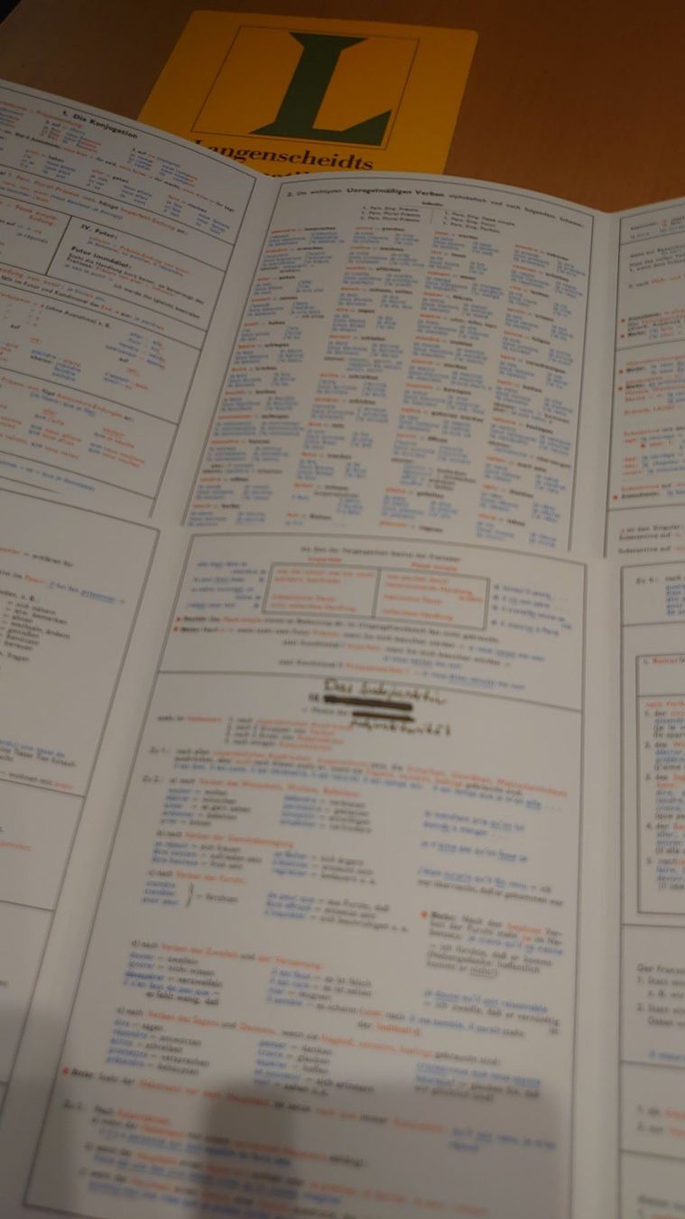 Libri: Langenscheidts Grammatiktafel – Usato da Kirchberg BE venduto da Myford 3