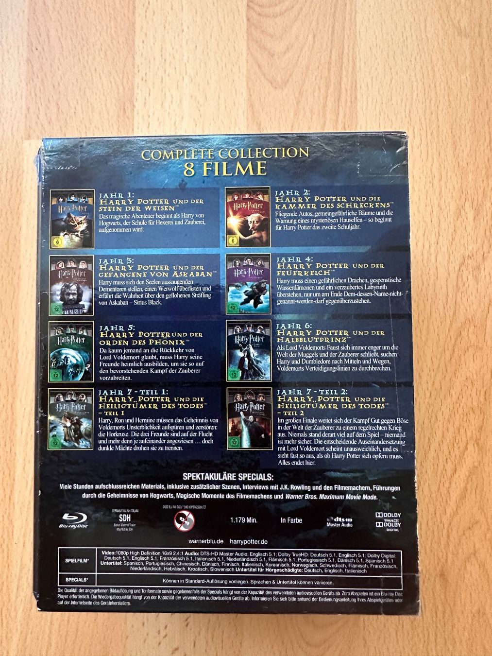 Alle DVDs: HARRY POTTER Complette Collection – Gebraucht aus Schwarzenburg von mezulienka 3