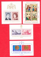 1967 - 1976  Lichtenstein  4 Blöcke  ** Postfrisch **