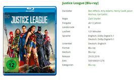 Justice League (Bluray)
