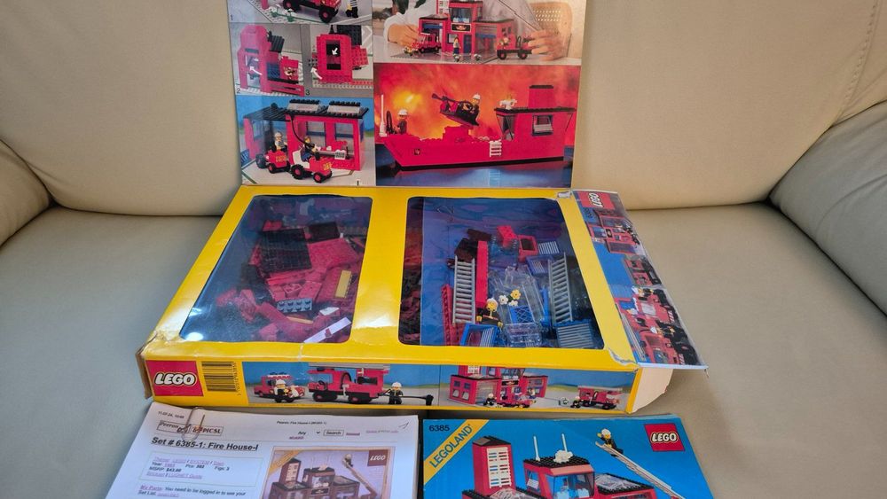 Lego Giocattoli: Lego 6385 Feuerwache aus 1985-89 Vintage – Usato da Jona venduto da petzi2 1