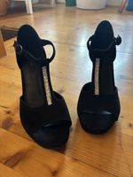 High Heels mit Glitzer, Grösse 41