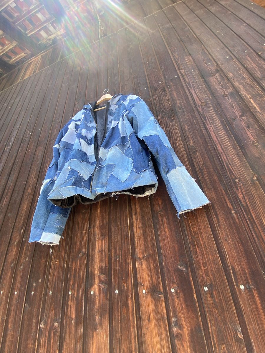 Giacche: Coole Patchwork Jeansjacke Grösse M – Nuovo e nell'imballaggio originale da lommis venduto da inf_thv8 5