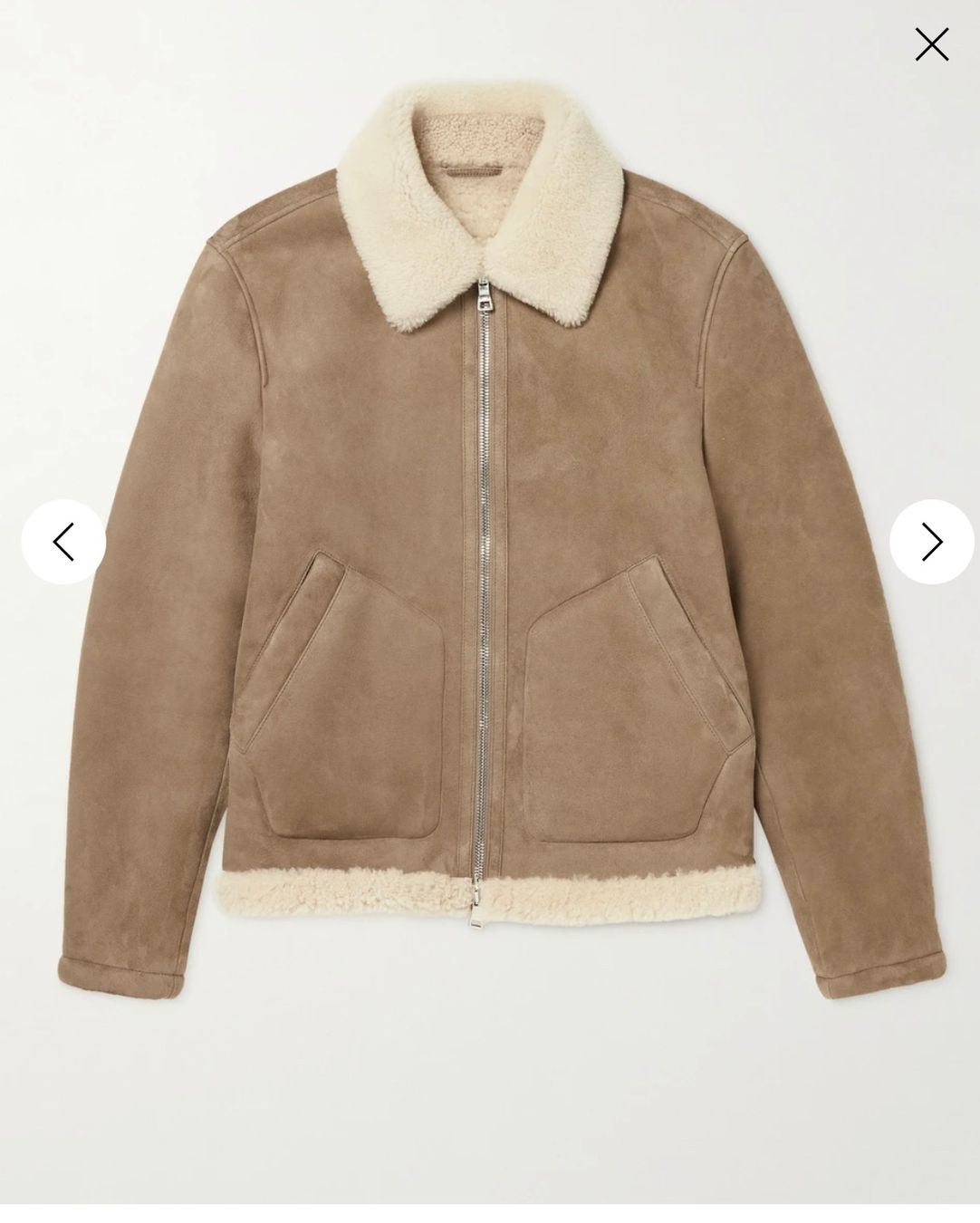 Giacche: Shearling Suede Trucker Jacket – Usato da Winterthur venduto da ivan12891