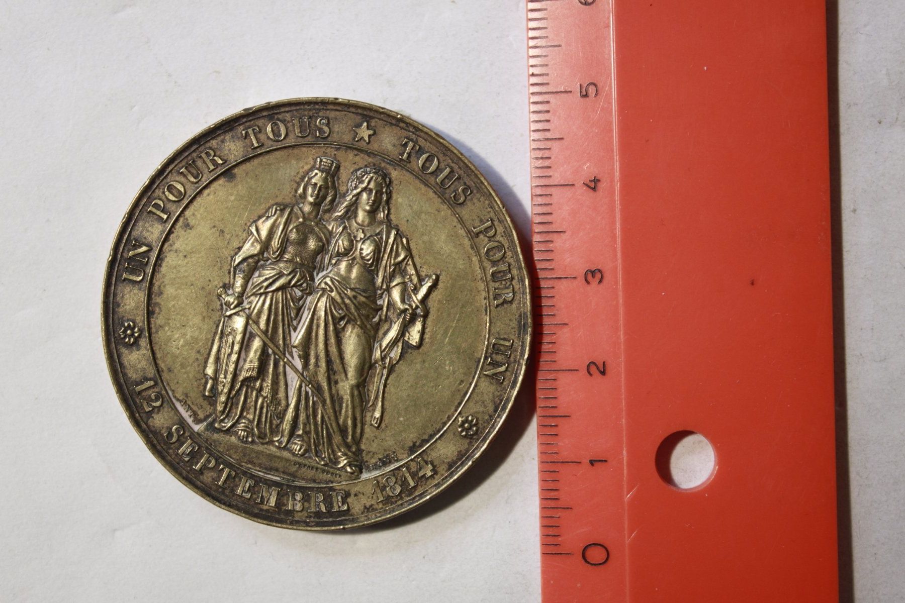 Medaillen: Geneve 1864 – Gebraucht aus La plaine von 762