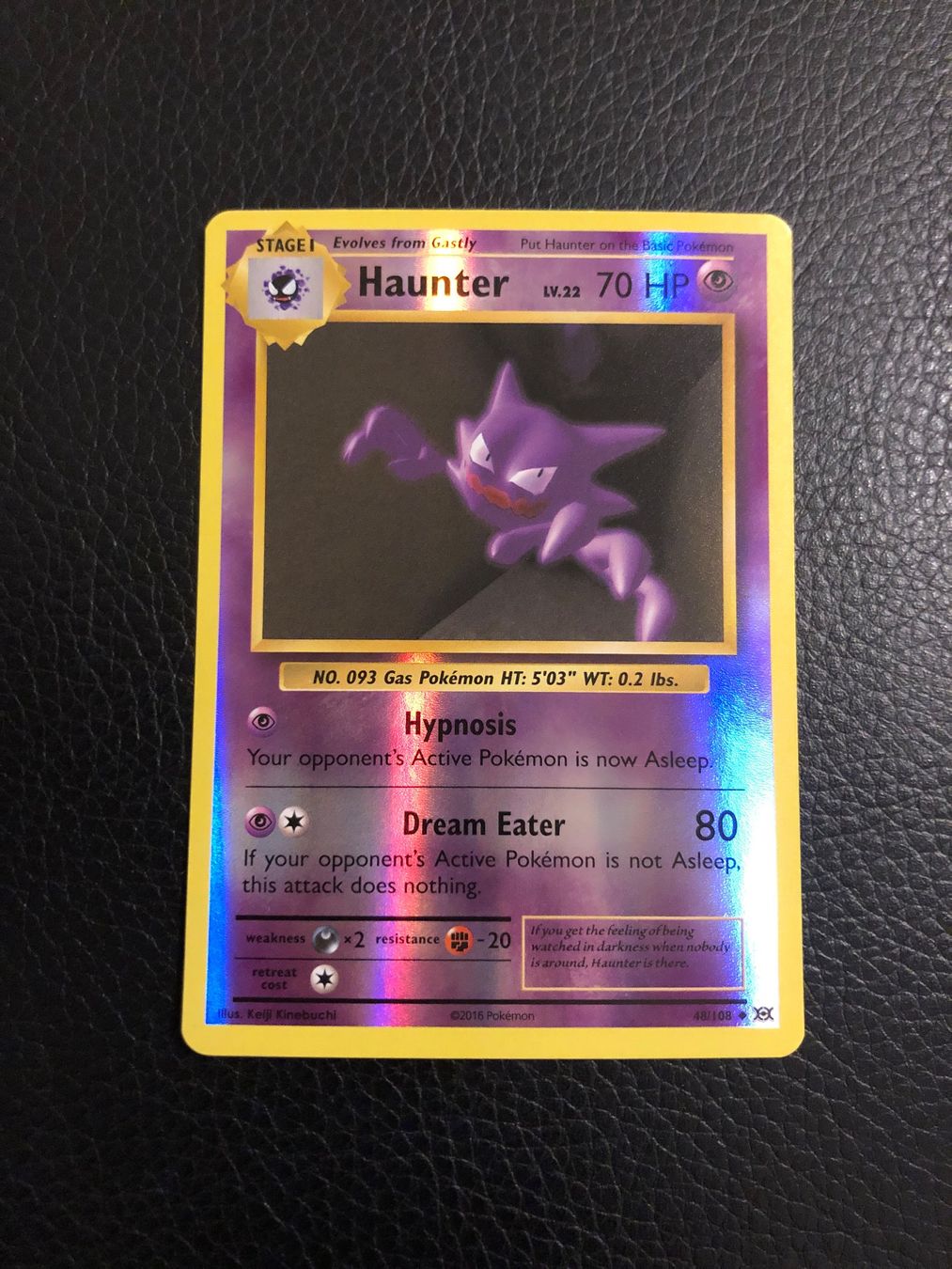 Pokémon Carte collezionabili: Evolutions Haunter reverse 48/108 NM Ab 1 – Usato da Paradiso venduto da Pkmn10