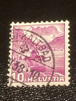 Landschaft Schloss SBK Nr. 203 1936 Vollstempel Rigi-Kaltbad