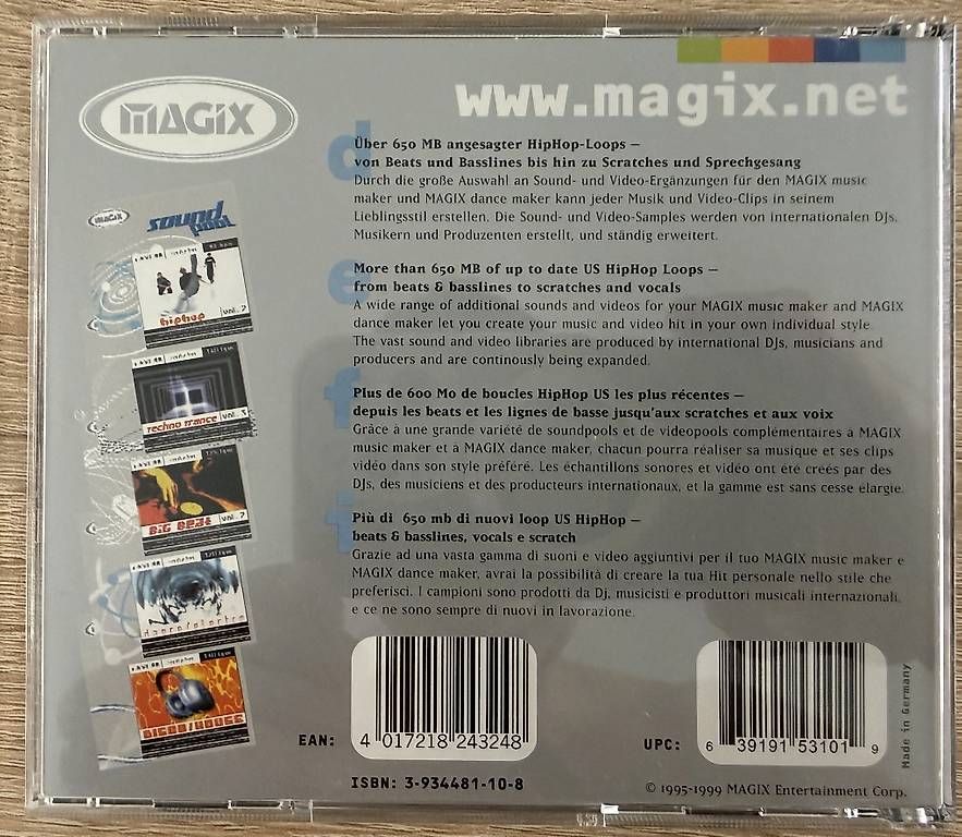CD: Magix - Soundpool - HipHop Vol. 2 – Usato da Zofingen venduto da Kolega01 2