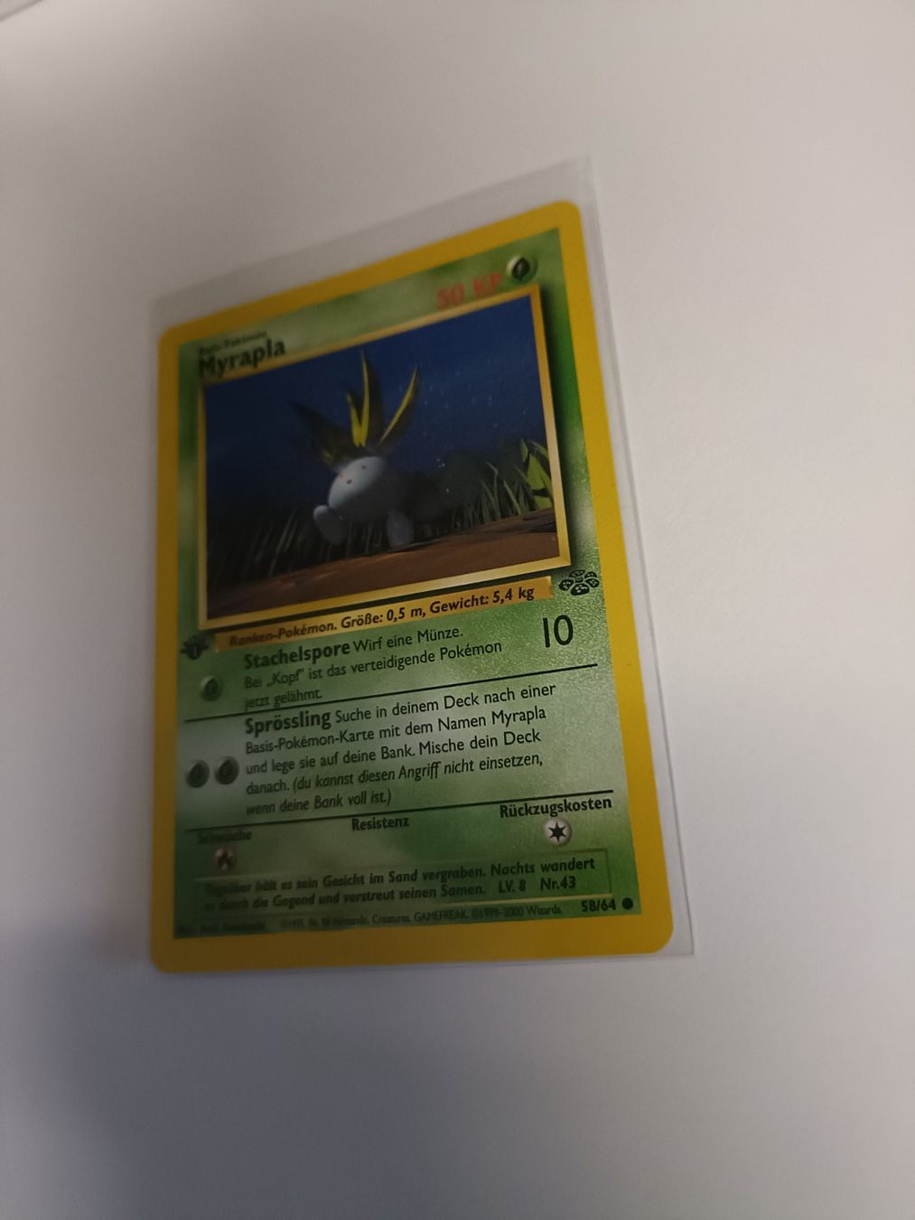 Pokémon Carte collezionabili: Myrapla 1. Edition aus Dschungel 58/64 – Usato da Köniz venduto da 1.Edition 2