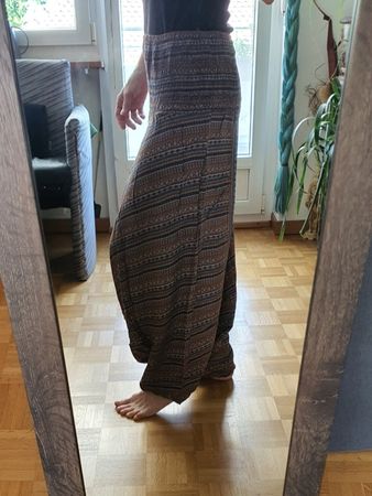 Luftige Pumphose Sarouelhose Aladinhose Haremshose