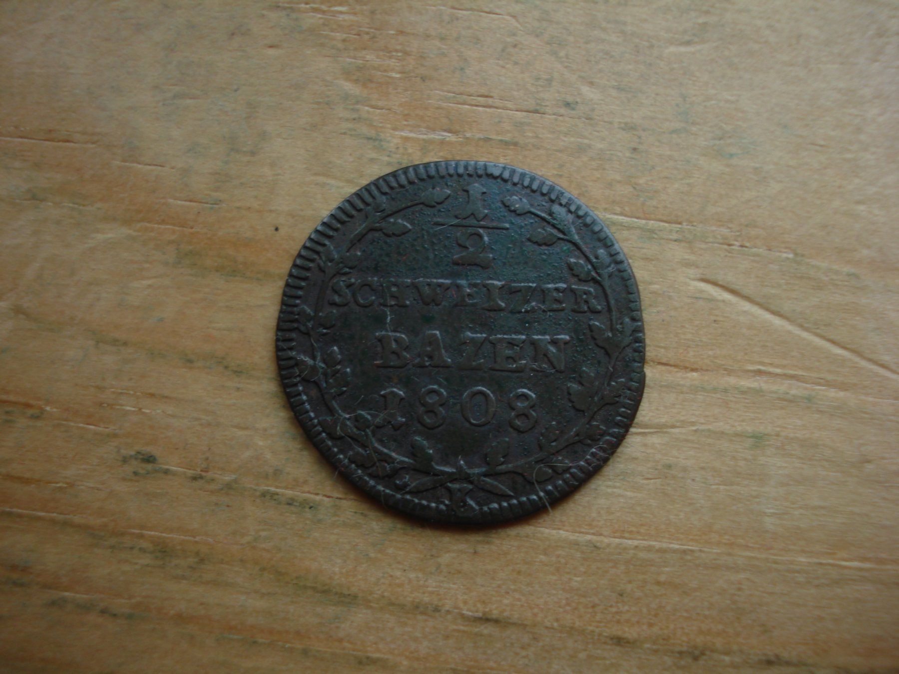 Tutti le monete: (S) St. Gallen 1/2 Batz 1808 – Usato da Erlach venduto da Net-Coins 1