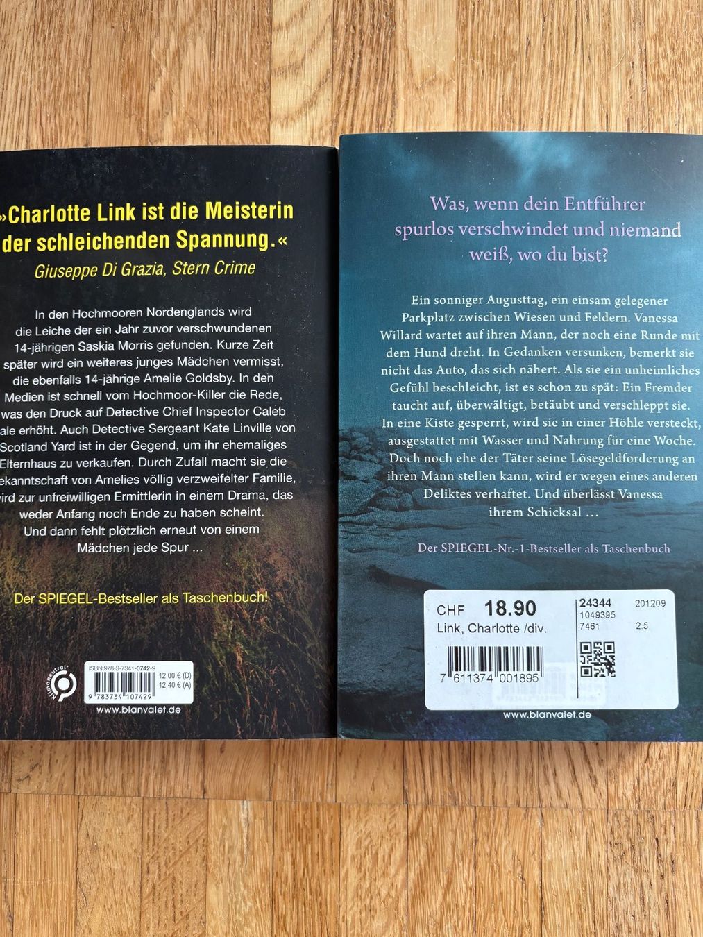 Libri: Charlotte Link - 2 Krimis – Usato da Menziken venduto da August2023 1
