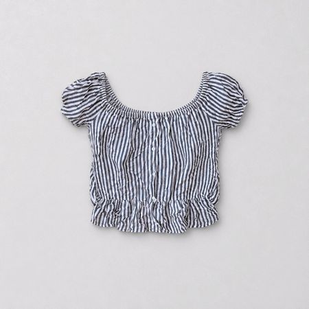 BERSHKA Top gestreift Gr. S