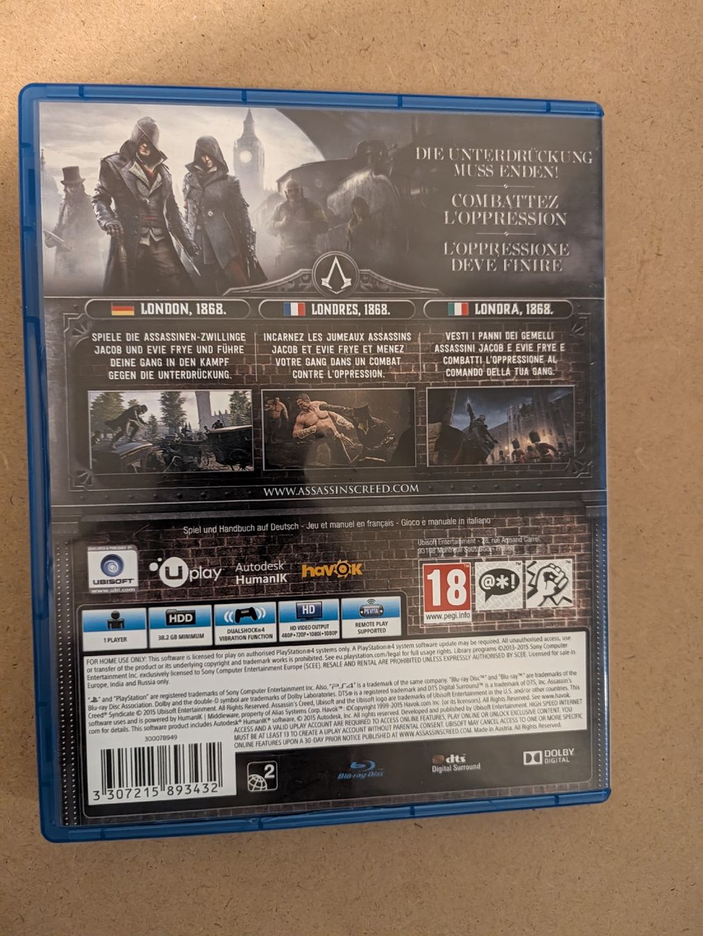 Spiele: Assassin's Creed Syndicate PS4 Special Edition – Gebraucht aus Chur von FreakofRarity 1