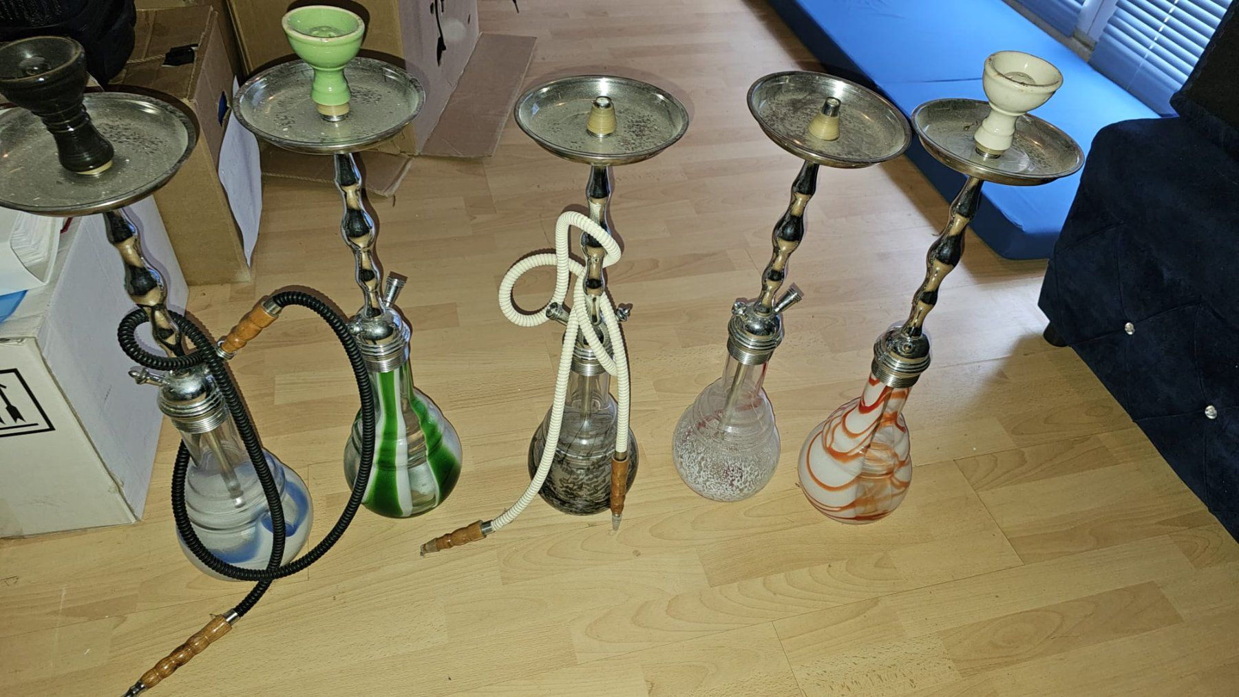 Narghilé: Set 5 shisha – Usato da Basel venduto da gasttrans