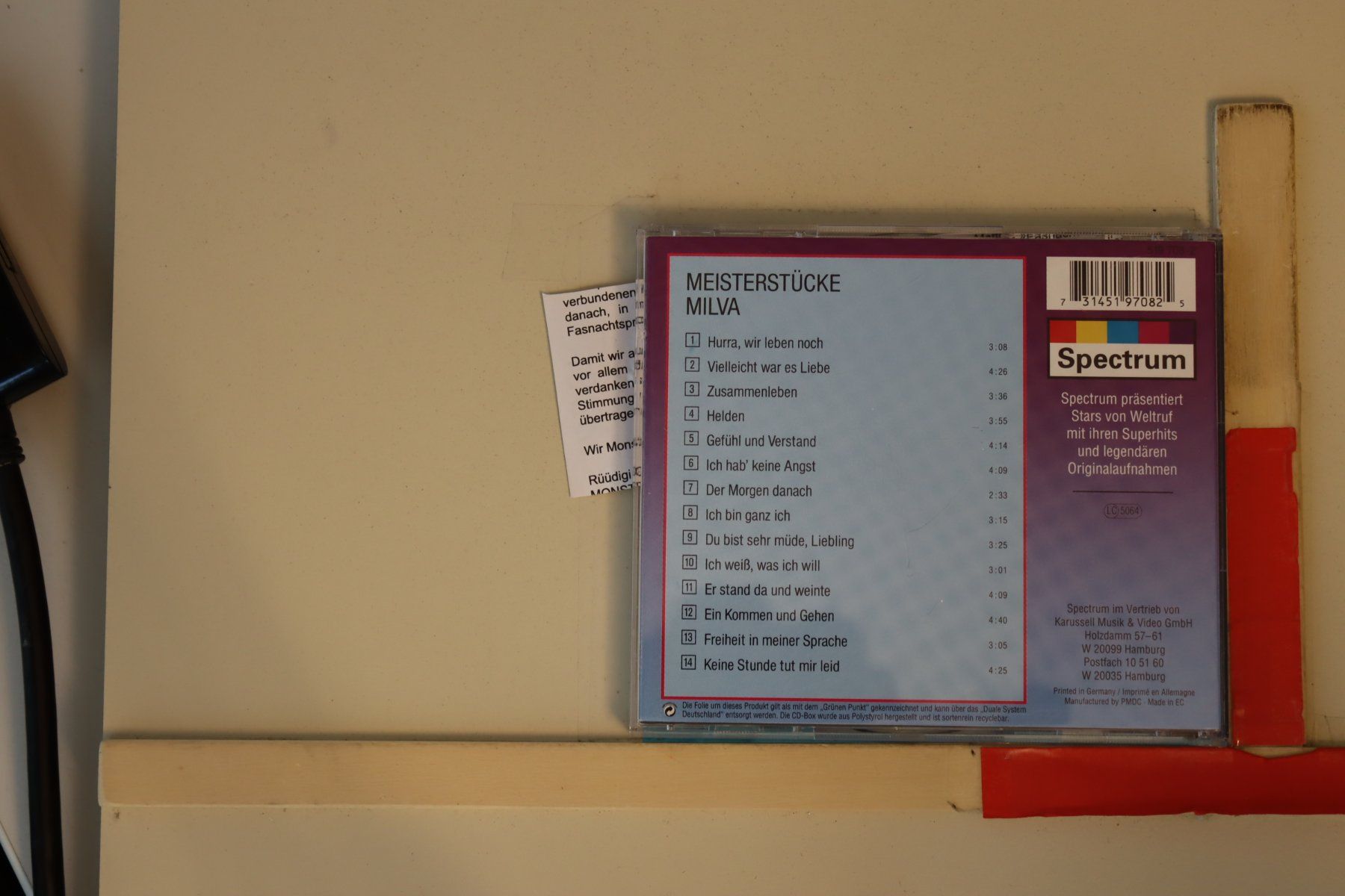 CD: Milva -Meisterstücke – Usato da Luzern venduto da CONTENTI 2