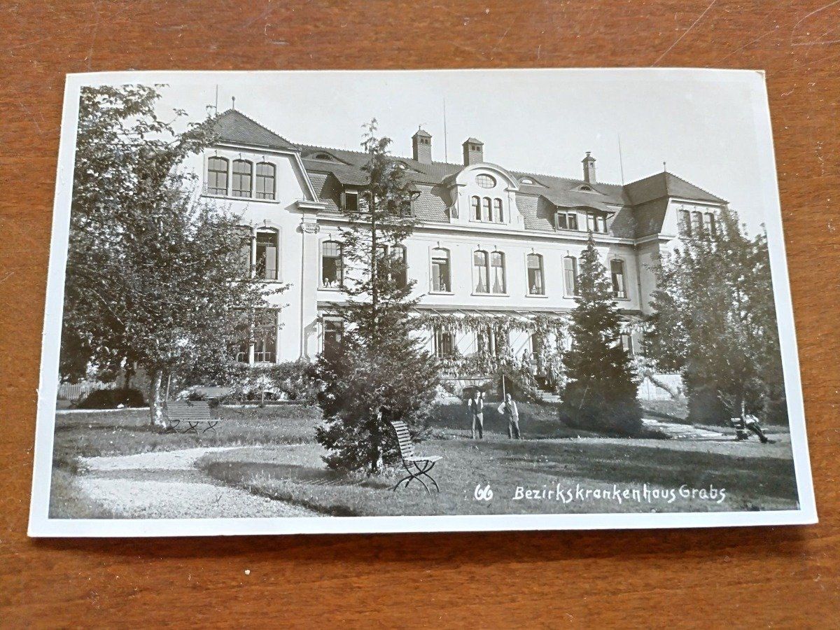 Ansichtskarten: Ansichtskarte Bezirkskrankenhaus Grabs 1937 – Gebraucht aus Wildhaus von Hukwildhaus 2
