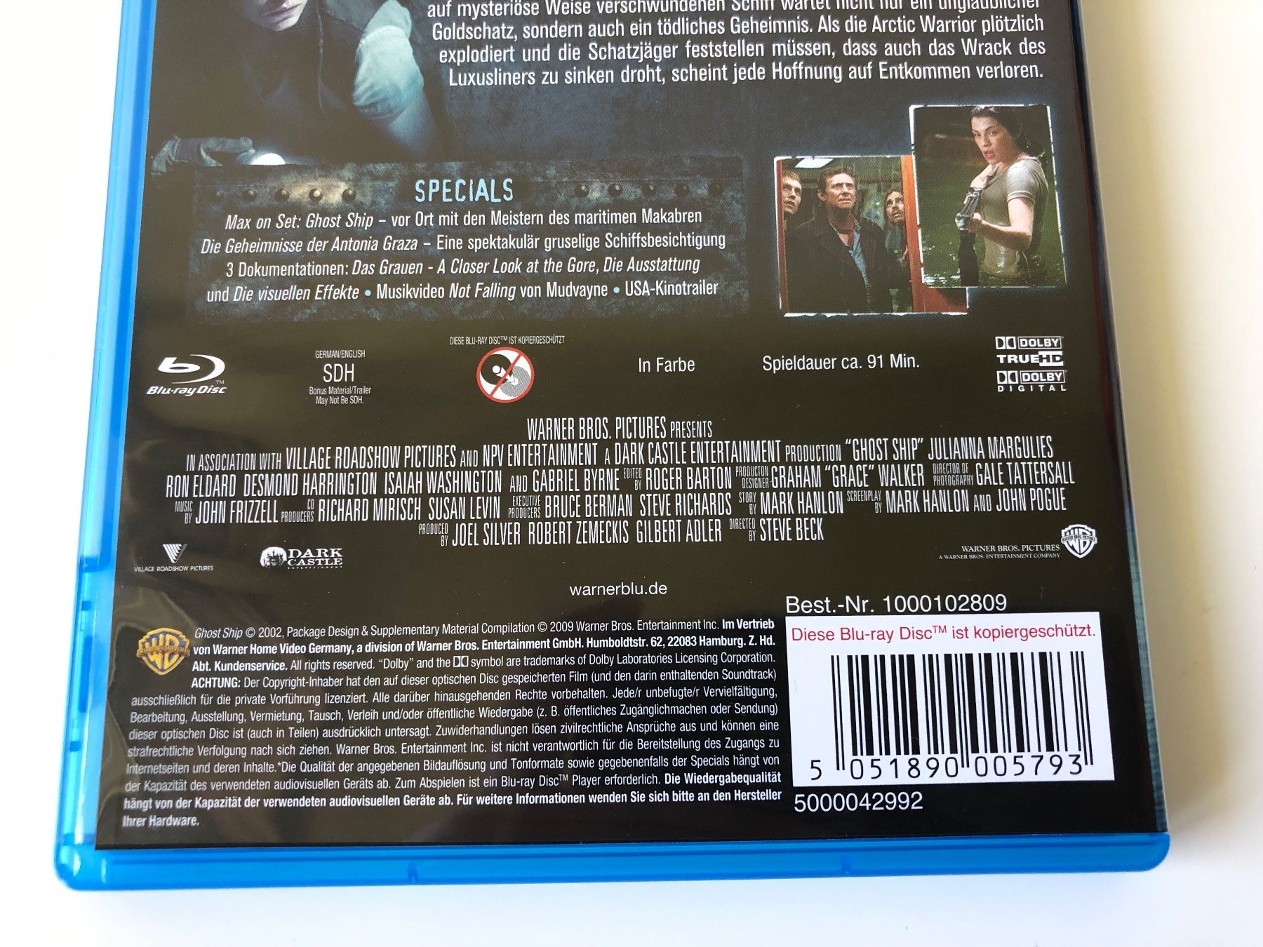 Tutti i DVDs: Ghost Ship (2002) - Bluray – Usato da Bern venduto da McFlurry_08 2