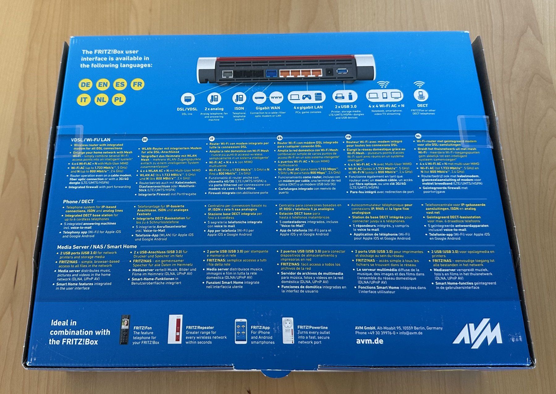 Avm Modem & Router: AVM FritzBox 7590 – Usato da Dielsdorf venduto da Empowered 1