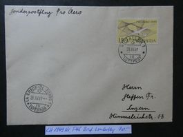CH 1949 Nr. F45 Brief Sonderflug