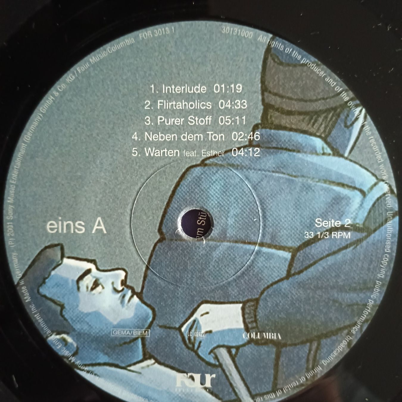 Schallplatten: Blumentopf ‎– Eins A 2xLP DE-2001 1st PRESS VG++/VG(+) – Gebraucht aus münchenstein von karl_heinz_krasser 3