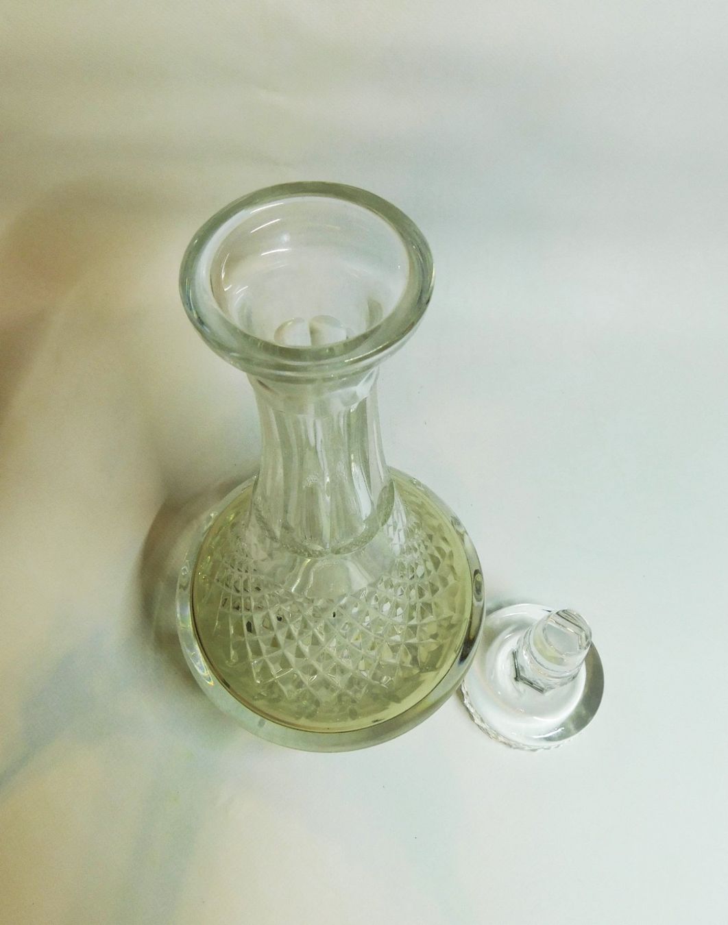 Caraffe: Bleikristallkaraffe 1950er Longchamp" di Cristal d'Arques – Usato da Emmenbrücke venduto da Ulisse-22 3