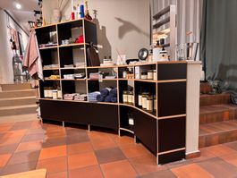 Wandregal, modulares Stecksystem MOCOBA