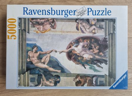 Ravensburger Puzzle 5000 Die Erschaffung des Adam