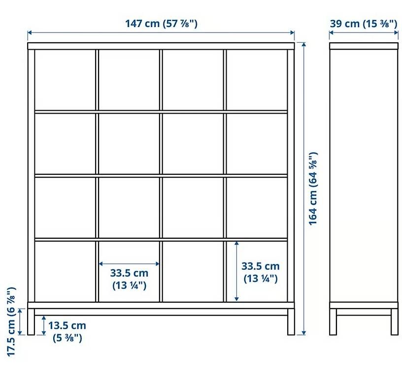 Scaffali: Kallax 4x4 mit Untergestell – Usato da Bern venduto da sam_6fkt 1