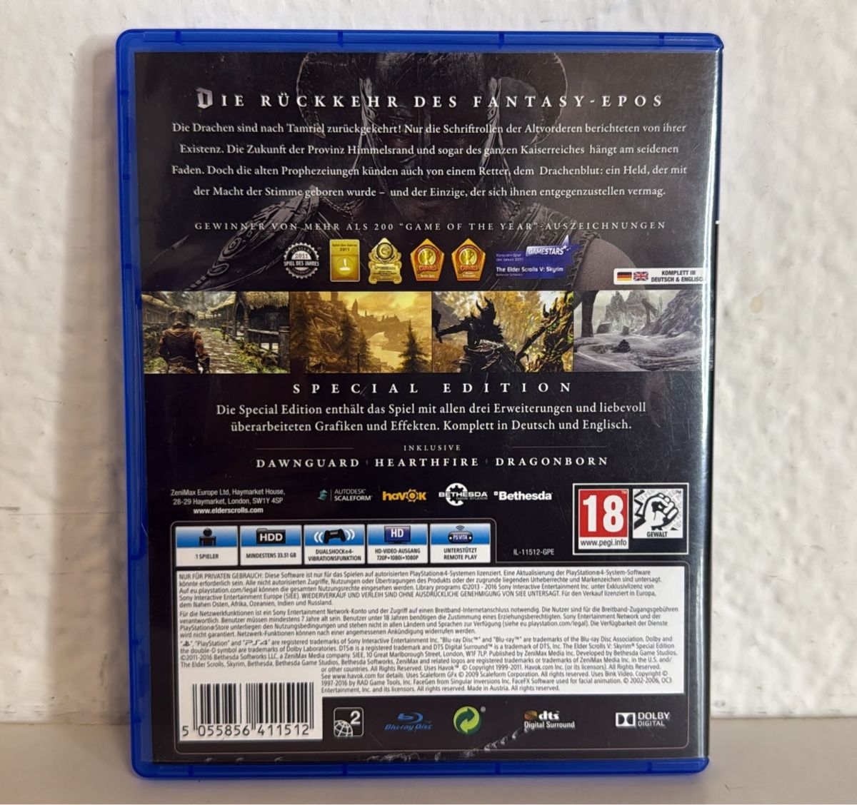 Sony Giochi: PS4/PS5 Game - The Elder Scrolls V Skyrim Special Edition – Usato da Ehrendingen venduto da bubulence 1