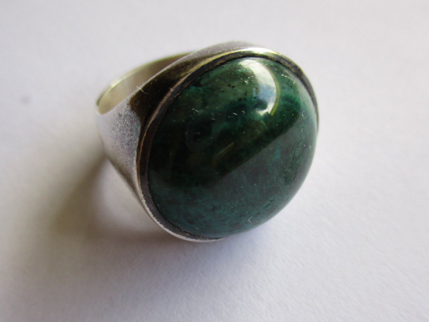 Bagues: Bague argent 925 et pierre verte – D'occasion à La Sarraz par vic_v6kz 1