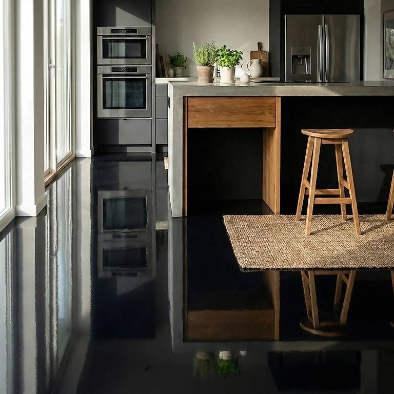Bodenbeläge: 16,8 m2 Hochglanz Laminat Schwarz – Gebraucht aus Zürich von reg91 4