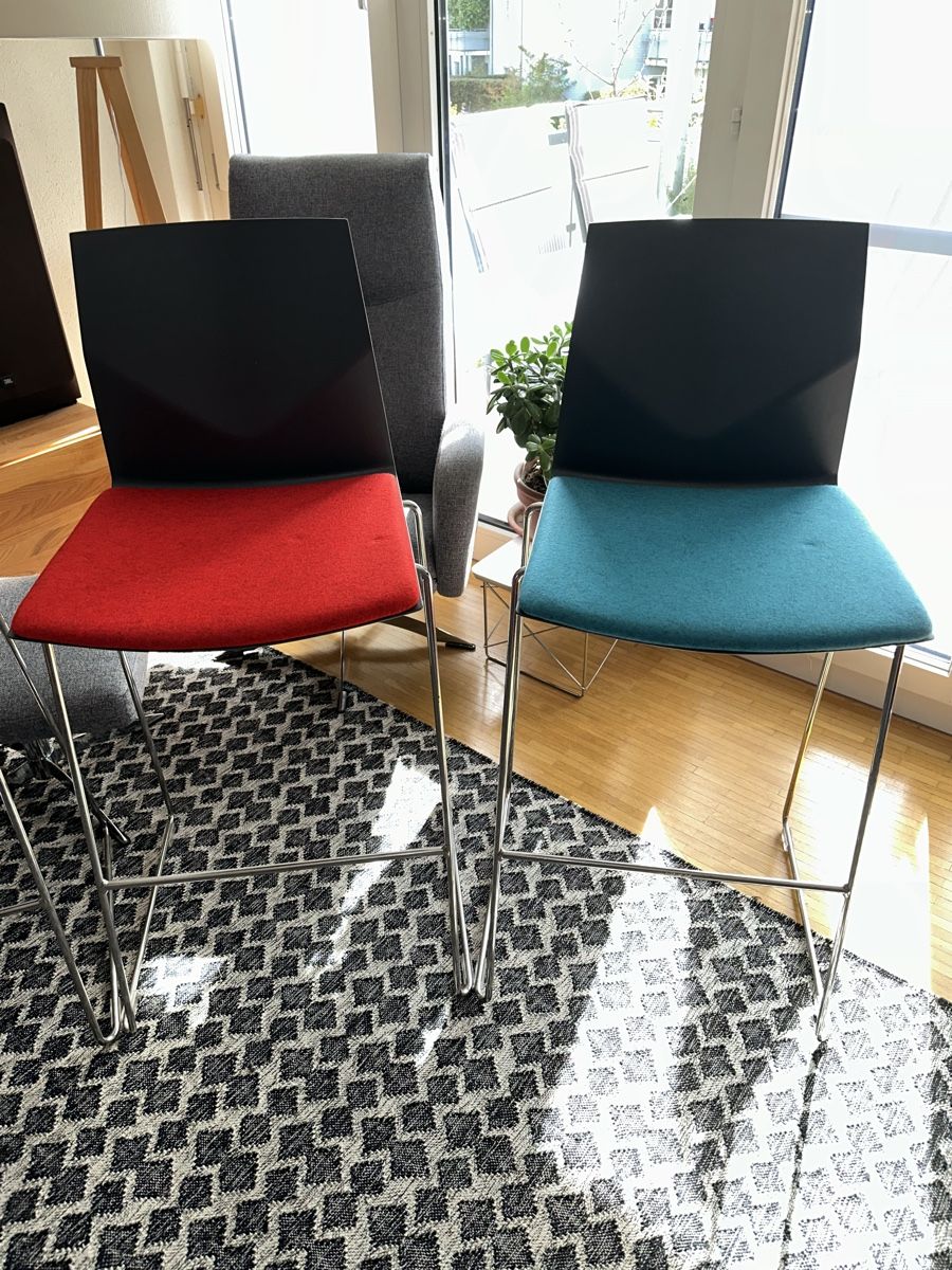 Sgabelli: FourCast Moderne Hocker Wolle Stapelbar – Usato da Kreuzlingen venduto da Bchicks 4