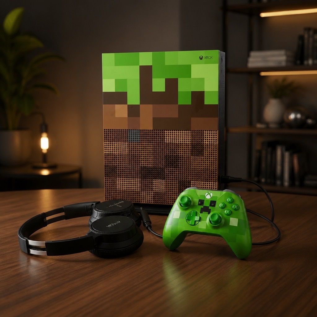 Microsoft Console: Xbox One Minecraft Limited Edition – Usato da Diegten venduto da Just_Nooo 3