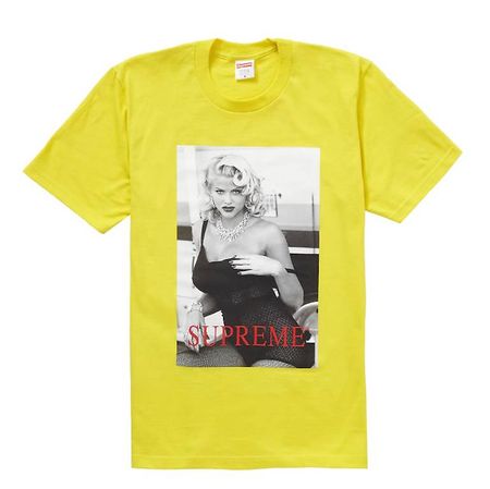 Supreme Anna Nicole Smith T-Shirt Gelb / L