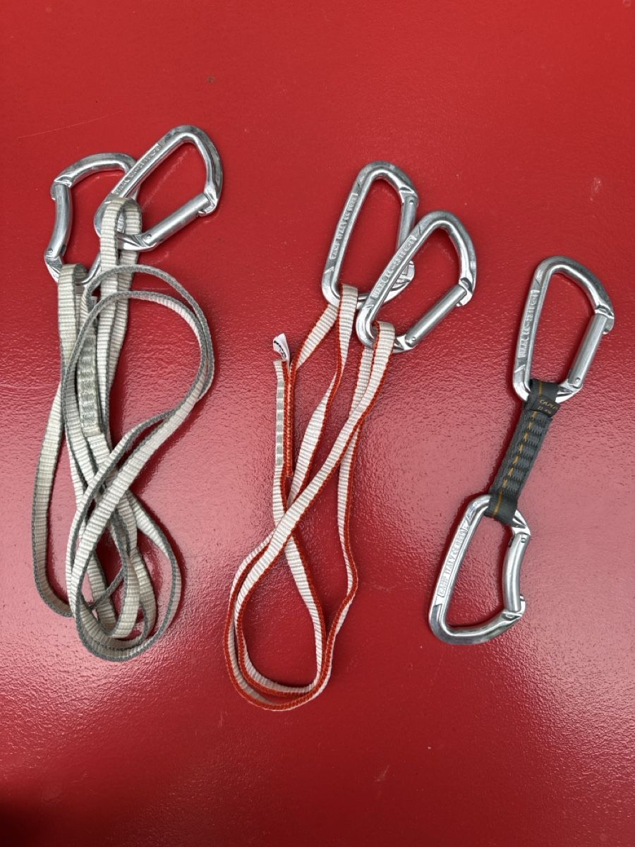 Attrezzatura da arrampicata: Express 3 Stk. BandSchlinge Klettermaterial – Usato da Bern venduto da Frank_W_AbagnaleJr