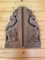 Wunderschöne alte Holztafel handgeschnitzt, Rarität