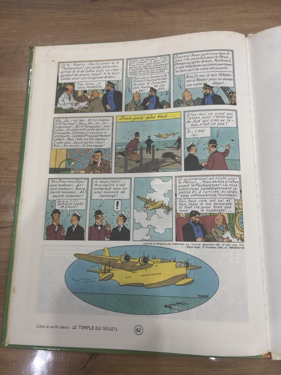 Fumetti: Tintin les 7 boules de cristal – Usato da Porrentruy venduto da Servo26 4