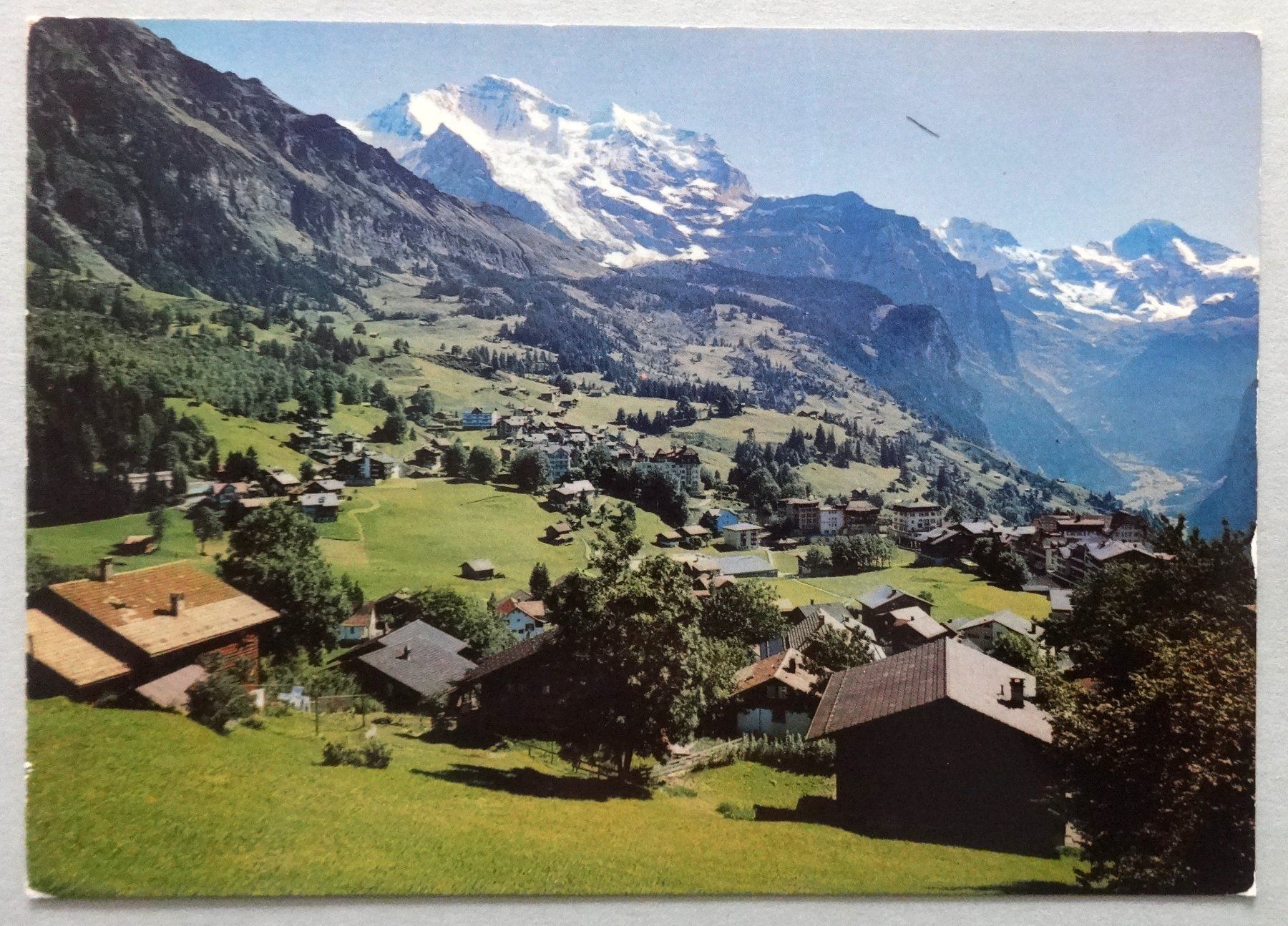 Cartoline postali: Wengen 1275 m – Usato da Fétigny venduto da Billy2miny
