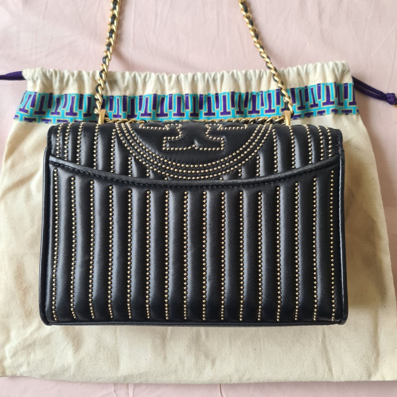 Tory Burch Borse da donna: Tory Burch sac bandoulière Fleming Mini Stud Convertible – Usato da Renens VD venduto da del_t2kx 2