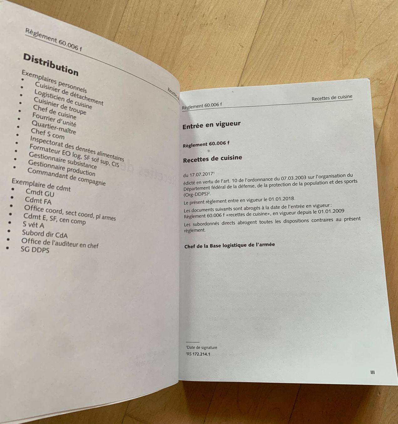 Libri: Reglement 60.6f Recettes de cuisine – Nuovo (secondo la descrizione) da Goldingen venduto da Bergler012 2